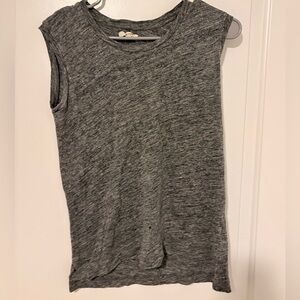 Madewell Heather Gray Knit Top